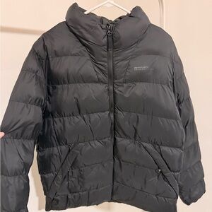 Kids Black Puffer Jacket